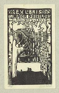 Josef Váchal - ex libris, 1911, zdroj: Zámek Týnec (16/28)