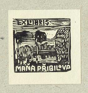Josef Váchal - ex libris, 1911, zdroj: Zámek Týnec (15/28)