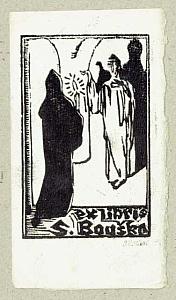 Josef Váchal - ex libris, 1916, zdroj: Zámek Týnec (2/21)