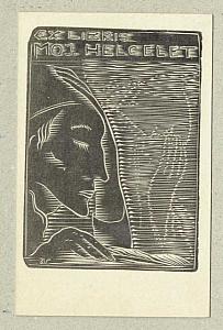 Josef Váchal - ex libris, 1921, zdroj: Zámek Týnec (10/21)