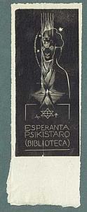 Josef Váchal - ex libris, 1922, zdroj: Zámek Týnec (15/17)