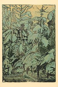 Les v zimě, Šumava umírající a romantická, 1931, zdroj: Zámek Týnec (10/70)