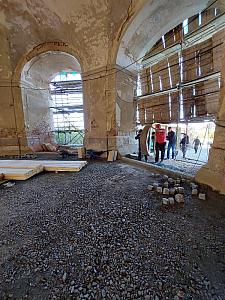 Sala Terrena - digitalizace rekonstrukce památky, zdroj: Zámek Týnec (14/22)